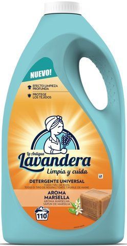 Гель для прання Lavandera Aroma Marsella з ароматом марсельського мила, 4.95 л (110 прань)