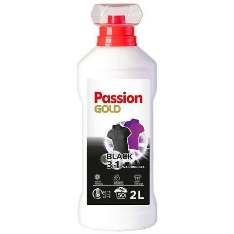 Гель для прання чорних речей Passion Gold Black 3 в 1, 2 л