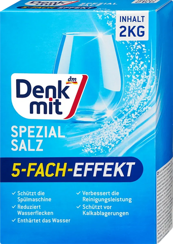 Сіль для посудомийних машин Denkmit Spezialsalz, 2 кг