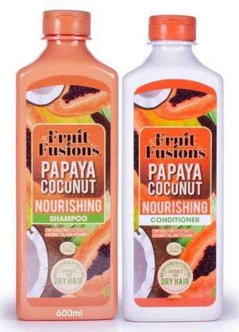 Набір для волосся Fruit Fusions Papaya & Coconut 600мл + 600мл