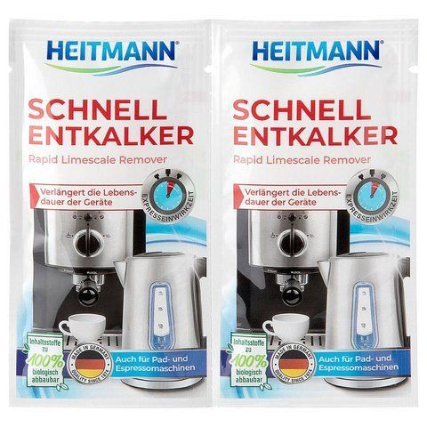 Засіб для видалення накипу Heitmann Schnell-Entkalker, 2 x 15 г