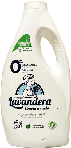 Гель для прання La Antigue Lavandera Natural без аромату, 2.5 л (50 прань)