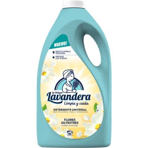 Гель для прання Lavandera Flores Silvestres з ароматом польових квітів, 4,5 л (90 прань)