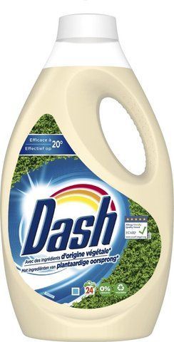 Гель для прання Dash Wasmiddel Vloeibaar Origine V&eacute;g&eacute;tale, 1.25 л