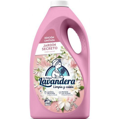 Гель для прання Lavandera Jardin Secreto з квітковим ароматом, 4.95 л (110 прань)